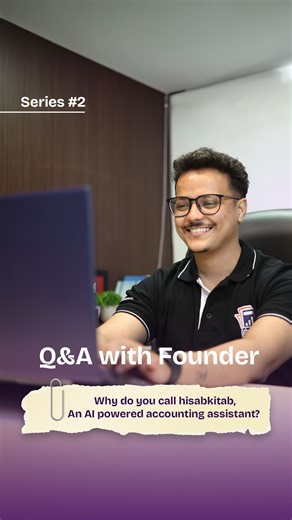 Why do we call hisabkitab an AI-powered accounting assistant? 🤔 Because it’s not just software, it’s like having a smart team member who automates entries, reconciles reports, and reminds you about payments, without the stress. [AI-Powered Accounting, Accounting Assistant, Automation, Financial Management, Smart Accounting] #AccountingMadeEasy #FinancialAutomation #SmartAccounting #BusinessProductivity #hisabkitab | Hisabkitab - Accounting Software