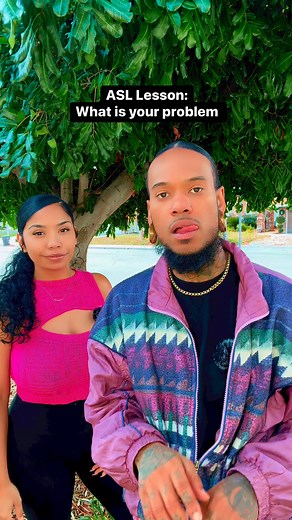 73K views · 3.9K reactions | ASL Lesson. What’s your problem. Follow us for more videos Heemandvero. #trend #FYP #signlanguage #asl #couplegoals #relateable #relationships #couples #asl #heemandvero | Shaheem | Facebook