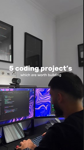 Meak on Instagram: "📚read caption↓ (+save for later!) 1. 🌐 Personalized Portfolio Website: Showcase your creativity and coding prowess with a personal portfolio website. Customize it with your favorite colors, fonts, and projects. Add a touch of interactivity with animations to impress visitors and potential employers! 🎯Why build it?: Having a unique portfolio sets you apart in the job market, making it easier for employers to see your skills and accomplishments. 2. 🕹️ Classic Game Remake: R