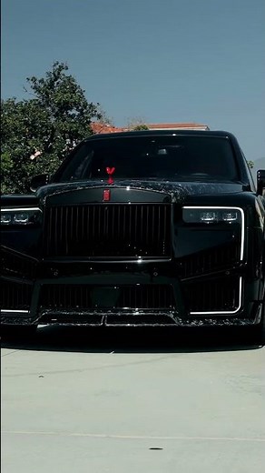 2026 Mansory Cullinan! A masterpiece by RDB, 1 of 1 black on red Rolls Royce!