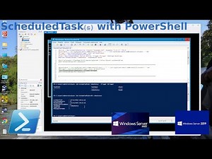 En PowerShell créer une tâche planifiée