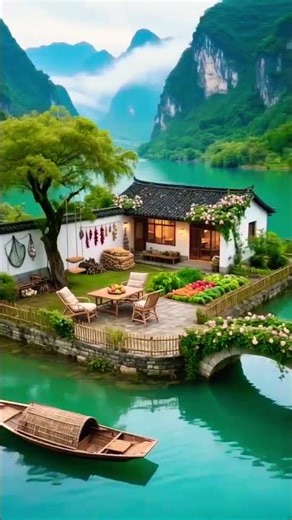 A Journey Through Time: Experiencing Traditional Living in an Organic Village !! #shorts