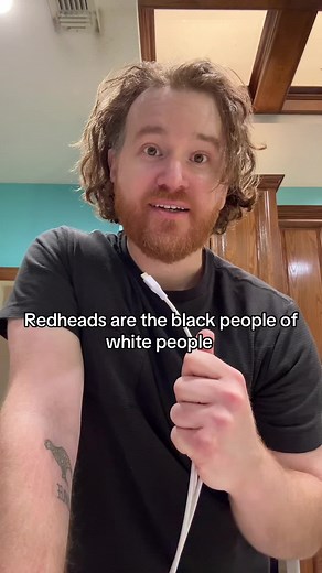 Redheads are the black people of white people. This has been the most fun 48hrs on social media I’ve had in a long time. Redheads and black people make a great team. #gingers #ginger #blackginger #redhead #redheads #blackpeople #gingersareblack #fyp #viral #redvelvet