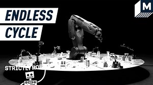 'Sisyphus' is a robotic art installation that never ends