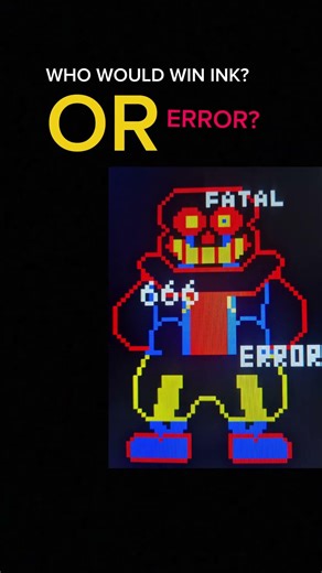 Ink VS. ERROR (Undertale AUs VS Part 4)
