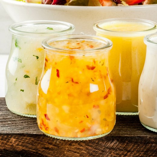 Low Calorie Salad Dressing {8 Flavors} - The Big Man's World ®