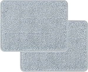 Qaestfy Pack of 2 Microfiber Pad Refill Compatible with QAE011 Wall and Baseboard Cleaner Tool with Long Handle Model QAE014
