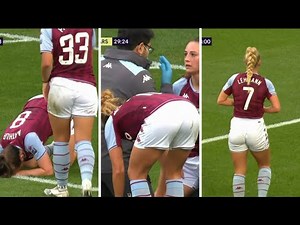 Thong show Aston Villa (W) vs Arsenal (W) Women's Barclays FA WSL Alisha Lehmann