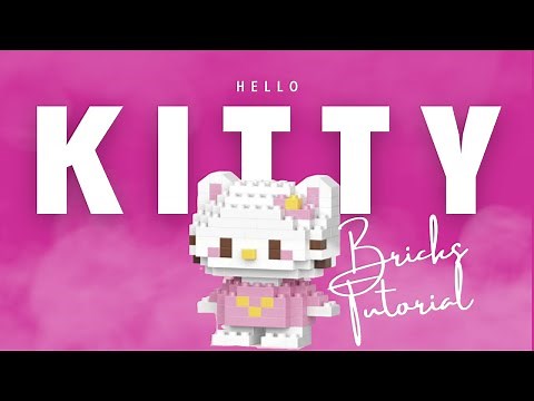Cara pasang HELLO KITTY si pinky LEGO mini | Tutorial Bricks