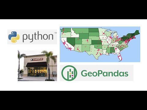 visualize geolocation from csv file via geopandas | Chipolte store locations in United States