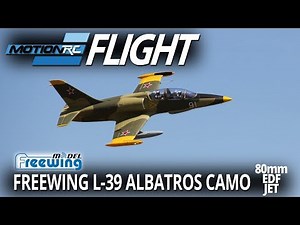 Freewing L-39 Camo Albatros - Flight Review - Motion RC