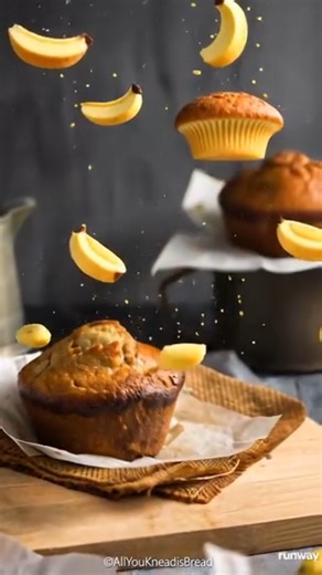 Sourdough discard banana muffins bakers cannot stop making