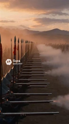 THE SAMURAI PHALANX: Guns and Spears Combined ⚡️🛡️ #History #Samurai #Tactics #Shorts #Warfare