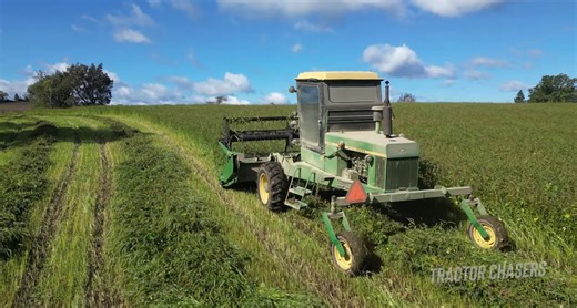 Harvesting buckwheat with a John Deere S550 Combine and 2320 Swather. Watch the full harvest process and farm equipment in action. From swathing to combining, you’ll get an inside look at the full harvesting process with farm equipment in action.  Tractor Chasers