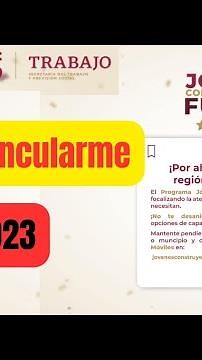 Como VINCULARME en Jóvenes Construyendo el Futuro 2023. Oficinas Móviles-Tutores- Becarios-aprendiz