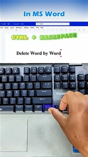 Delete Any Sentence in MS Word Instantly Using This Shortcut You Didn’t Know #keyboard #tips #trick