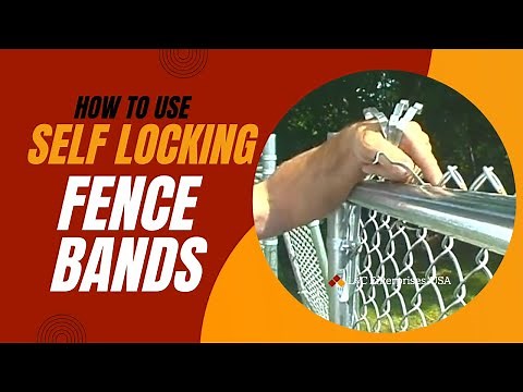 How to Use Self-Locking Fence Bands