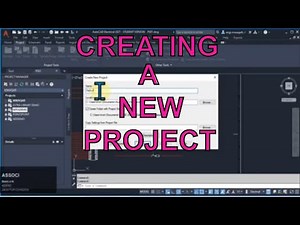 AutoCAD Electrical 3.1: How to Create a New Project | Easy Tricks