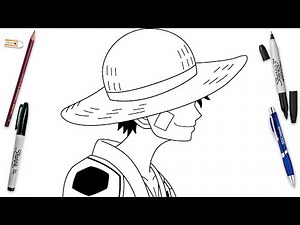 How To Draw Luffy Wano Arc Easy Step By Step | One Piece Drawing Tutorial