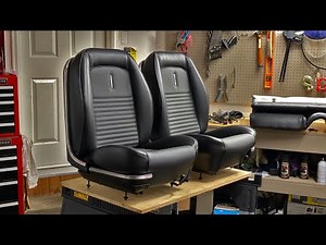 1967 Mustang Fastback Deluxe Seat Upholstery with Comfortweave, Sport 2 Foam, and Deluxe Seat Trim