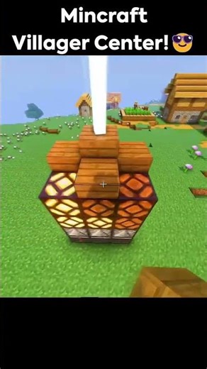 Mincraft Villager Center! 😎 ..#minecraft #minecraftbuilding #minecraftbuilds #minecrafttutorial