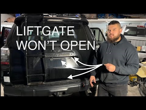 Toyota 4Runner Tailgate Won’t Open/Not Working? How to Fix HATCH LIFTGATE LATCH TRUNK Repair