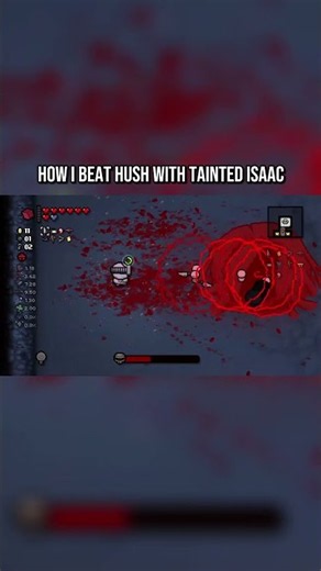 How i beat hush with tainted isaac #gaming #viral #bindingofisaac #tboi #fyp #fypシ゚viral