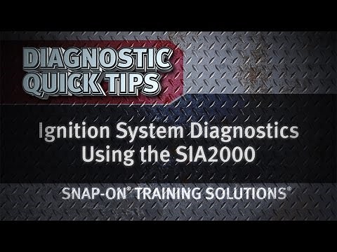 Ignition System Diagnostics Using SIA2000- Diagnostic Quick Tips | Snap-on Training Solutions®