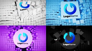 Videohive Dynamic Cubes Logo Reveal Bundle - 50046238 AEdownload.com