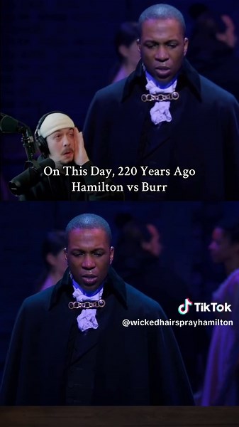 On July 11, 1804. Hamilton faced Burr 1v1 for all the marbles. #hamilton #musical #theworldwaswideenough #alexanderhamilton #aaronburr #duel #viral