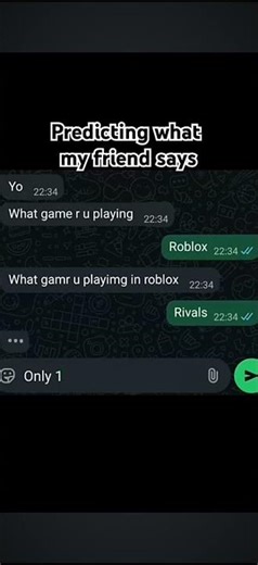 predicting what my friends say's (gone wrong! ) #roblox #rivals #gonewrong #funnyclips