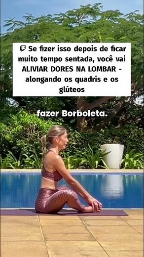 If you do this after sitting for a long time, you will RELIEVE LOWER BACK PAIN.