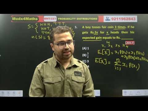 MHT CET 2026 Maths | PROBABILITY DISTRIBUTIONS Previous Year Questions Solved | Part-1