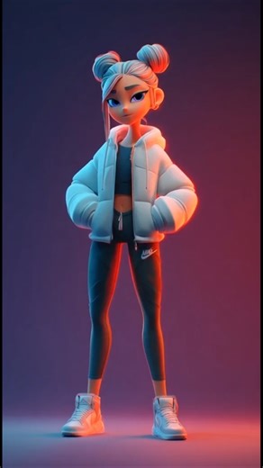 When AI Learns to Dance... 😱🔥| Mesmerizing 3D Neon Dance Compilation #Shorts#dance#3DAnimation#viral