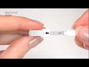 How To Measure You Finger Size - TheDiamondStoreUK Ring Size Tool