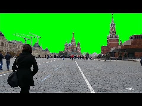 Russia (Moscow/Red Square) - 4k Green Screen