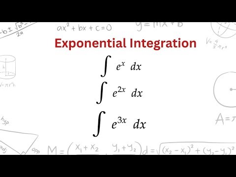 Exponential integration| Integration of exponential functions |