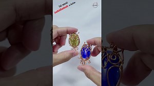 Owl pendant - Free tutorial video link above the title #shortsvideo #diy #handmade #craft