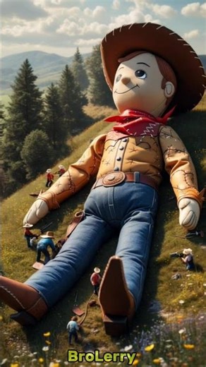 Big Cowboy Doll toy Ready for children to play with #shorts #toys #doll #miniature