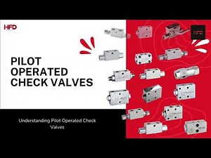 Pilot Operated Check Valves | HFD Hydraulics