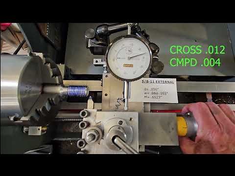 Simple and Accurate method of single point Thread Cutting