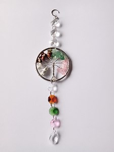 Wire Tree of Life Suncatcher, Seasons, Chip Beads 4 Colours - Etsy Canada