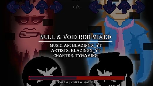 fnf-corruption-rod-extras-build面皮 先辈 双子 曲目NULL ＆ VOID ROD MIXED