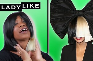 We Wore Sia's Wig For A Day And It Was Pretty Hard To Pull Off