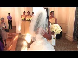 First Time The Bride & Groom Seeing Each Other" jameelah and Rapheal"