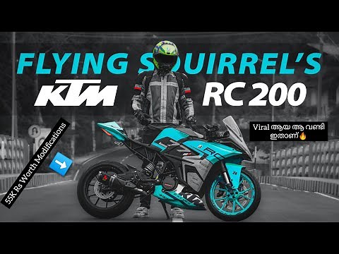 Flying Squirrel Custom Modified KTM RC 200 Detailed Look | Zed1 Automotive