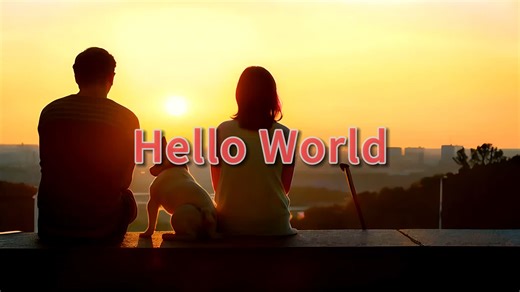 【4K】周笔畅演唱的英文歌曲《Hello World》，让人感到清新、甜蜜，充满力量，有一种想恋爱的冲动