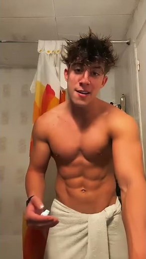 cute muscular young man 🔥
