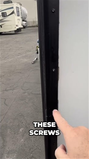 RV Slide-Out Maintenance: Don't Forget These Crucial Flange Screws! #shorts