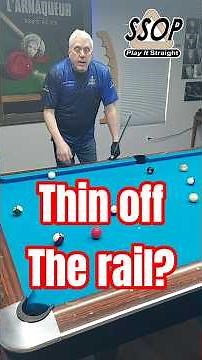 Simple Trick for Shooting Thin Cut Shots Softly - Free Pool Lesson #shorts #poollesson #technique